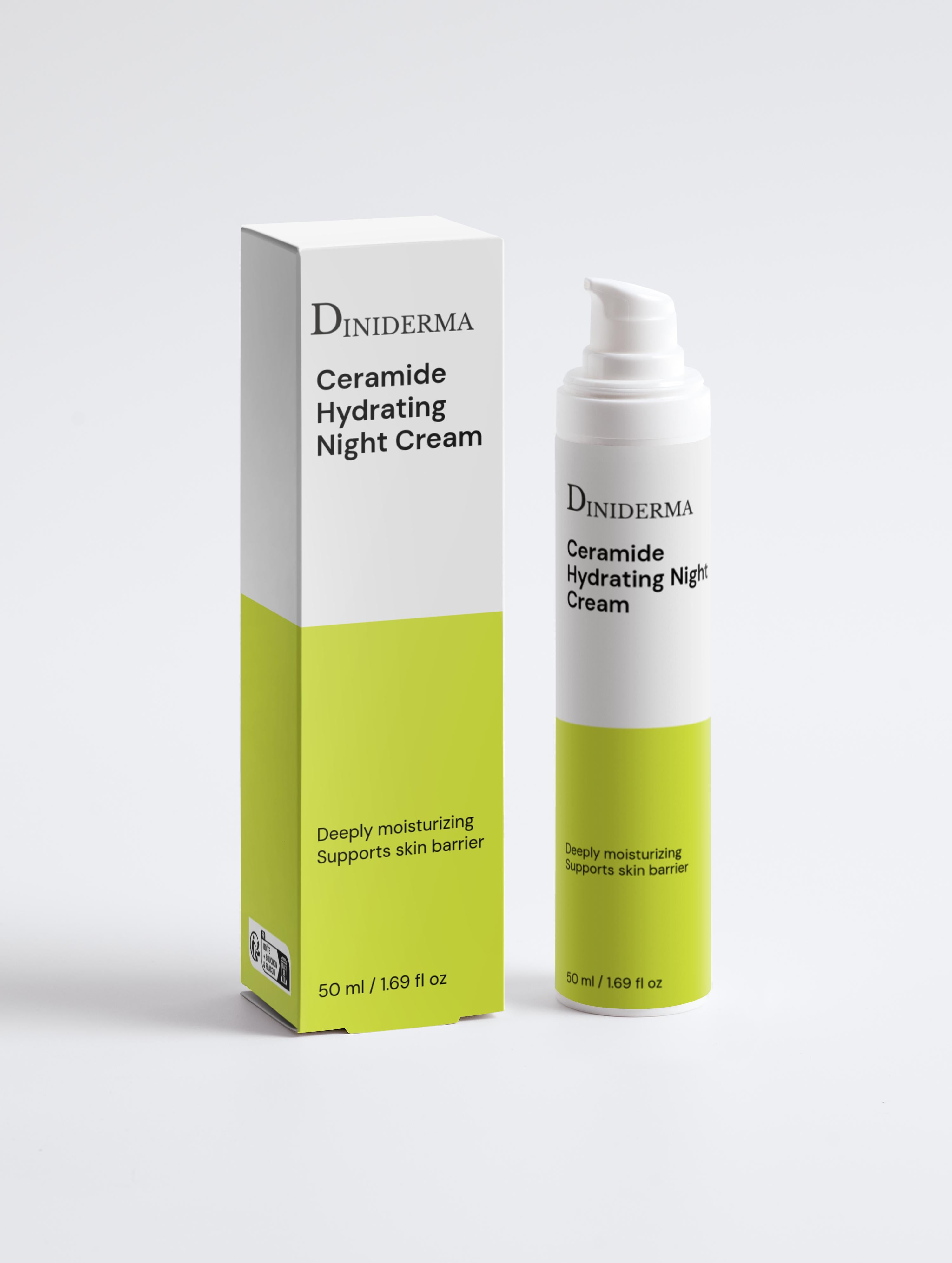 DINIDERMA Hydrating night Ceramide Cream 50mls