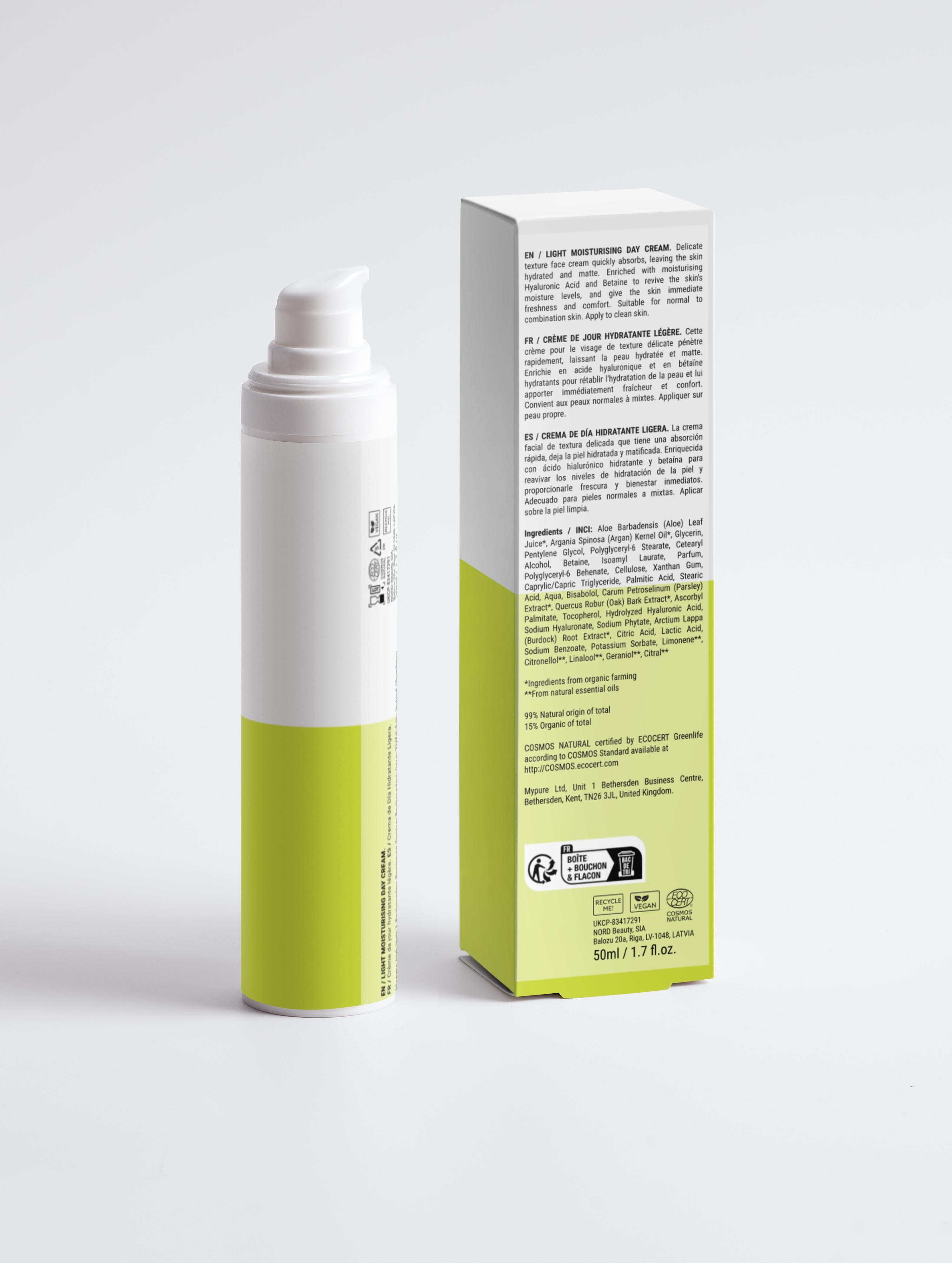 Light Moisturising Day Cream 50mls